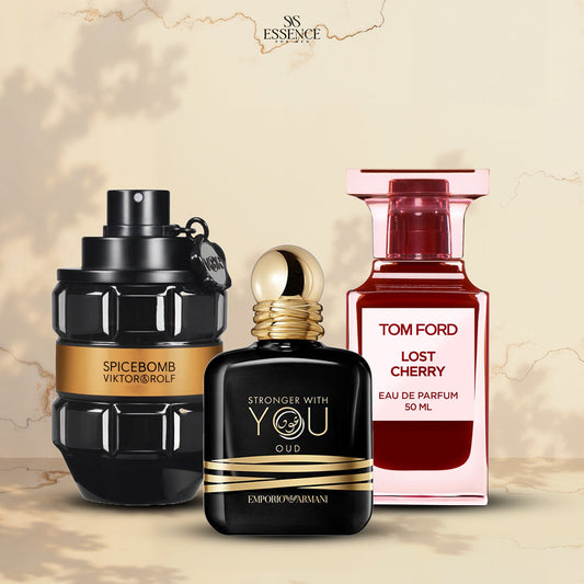 Strong With You Oud 100 ml + Tom Ford Lost Cherry 100 ml + Spicebomb Viktor Rolf 100 ml