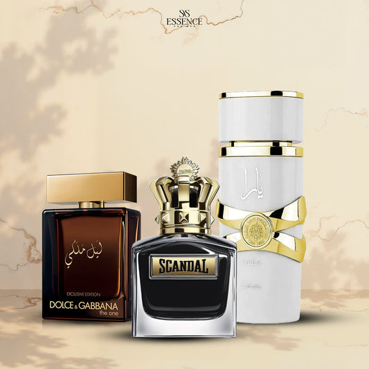 يارا 100مل + ليل ملكي 100مل + سكاندال 100مل