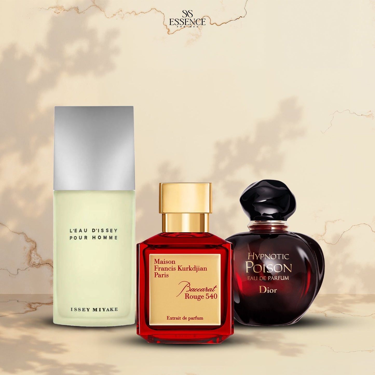 إيسي مياكي 100مل +بكرات روج ريد 100مل + هيبنوتيك بويزن 100مل