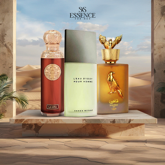 ايسي مياكي ١٠٠ مل + قصة لونا ١٠٠ مل + شاهين دهبي ١٠٠ مل