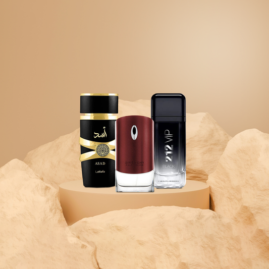 اسد ١٠٠ مل + جيفنشي ١٠٠ مل + 212vip black100 ml