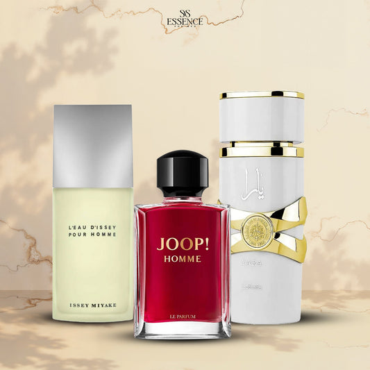 وايت يارا 100مل + إيسي مياكي 100مل + جوب هوم 100مل