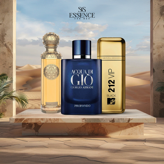 أكوا دي جي فو ١٠٠ مل + قصة سافا ١٠٠ مل + ٢١٢ MTV ١٠٠ مل