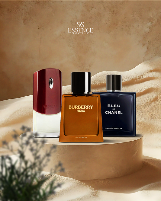 جيفنشي + بربري ايروس + بلو دي شانيل