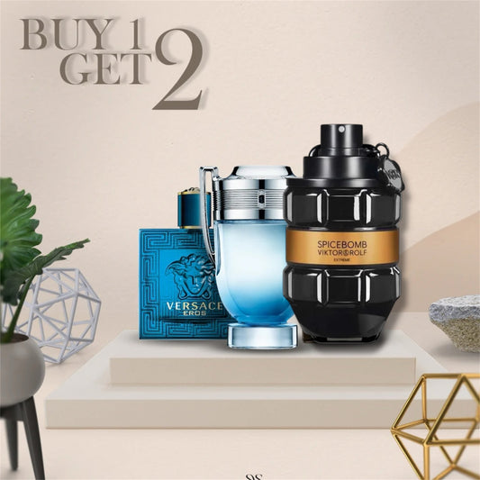 فيرساتشي إيروس 100مل + سبايس بومب 100مل + إنفيكتوس 100مل