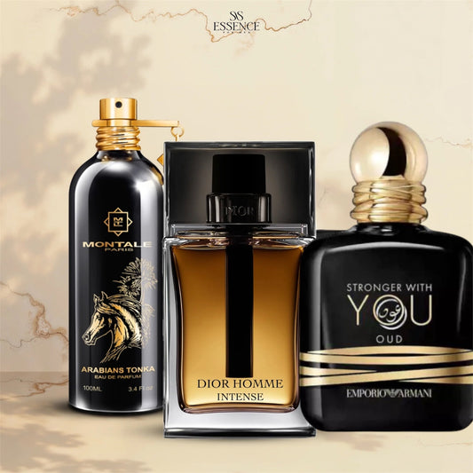 Stronger With You 100 ml + Montale 100 ml + dior intense 100 ml