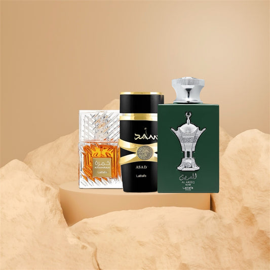 العريق سيلفر 100مل+ اسد 100مل+ خمرة100مل