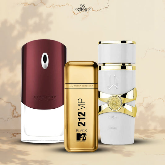 وايت يارا 100مل + 212 MTV 100مل + جيفنشي براون 100مل