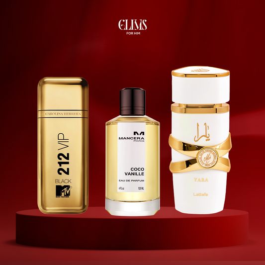 212 vip gold + مانسيرا + يارا الأبيض