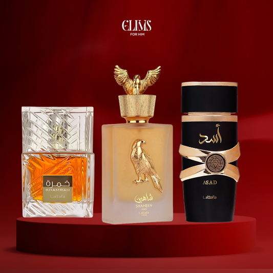 شاهين جولد 100مل+ اسد 100مل+ خمرة100مل