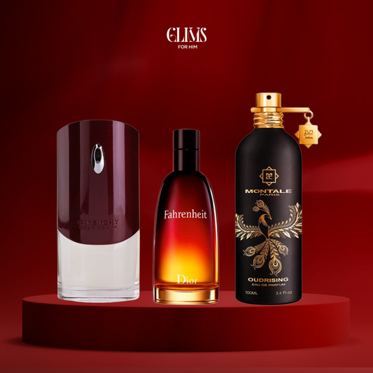 Fahrenheit 100 ml + Montale 100 ml + Givenchy Brown 100 ml