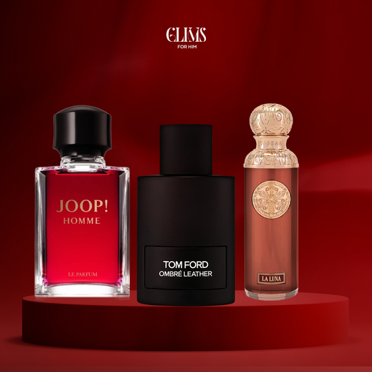 Joop Homme 100 ml + Tom Ford Ombre Leather 100 ml  +Gissah La Luna 100 ml